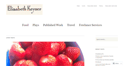 Desktop Screenshot of elizabethkeyser.com